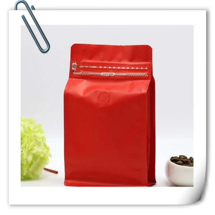 Smell proof aluminum foil zip lock bag/coffee bag with valve