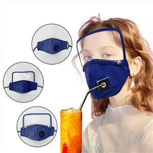 Tfal Adulti Jiffaċċjaw Maskli ħalq Unisex Reuable Drapp Wiċċ Mask kopertura Mask Tixrob Maskra Bit-Toqba għall Tiben Mascarillas